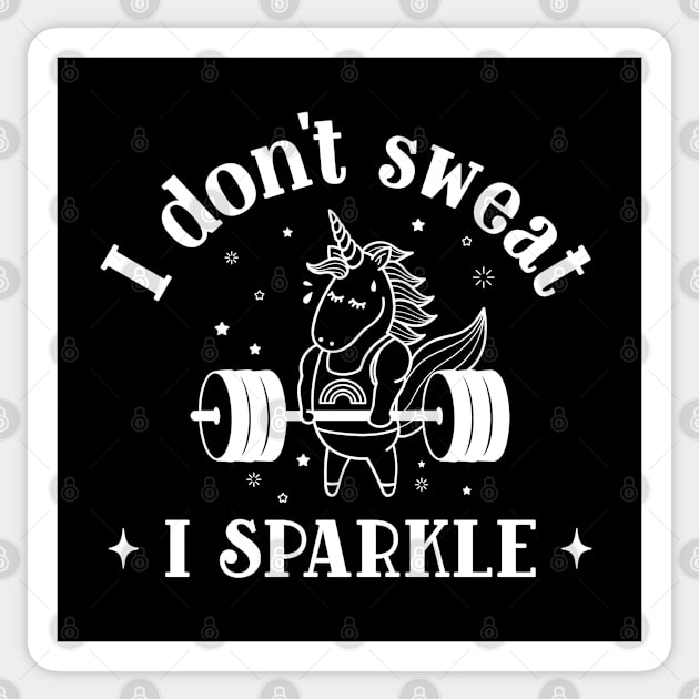 i dont sweat i sparkle Sticker by juinwonderland 41